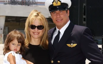 Ella Bleu, Kelly Preston, and John Travolta Source Getty Images