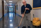 He Gave Away His Only Pair of Sneakers to a Janitor Everyone Mocked… The Next Morning, Police Were Waiting for Him…